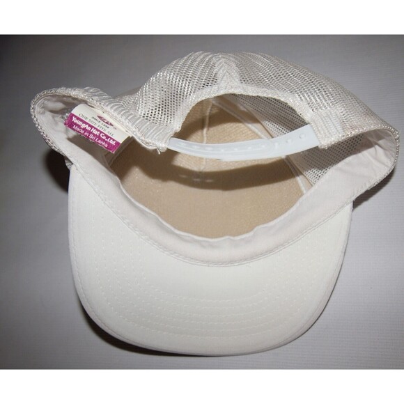 Vintage Myrtle Beach South Carolina Mesh Snap Back Trucker Hat White RARE - Picture 2 of 8